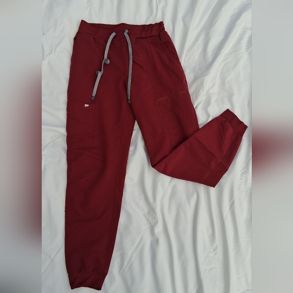 Fabletics Deep Red Performance Wear Set - image 2